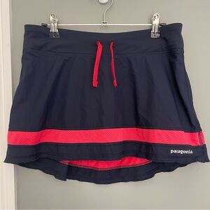 3 for $30 | Patagonia "Strider" Navy Blue Pink Trim Skort